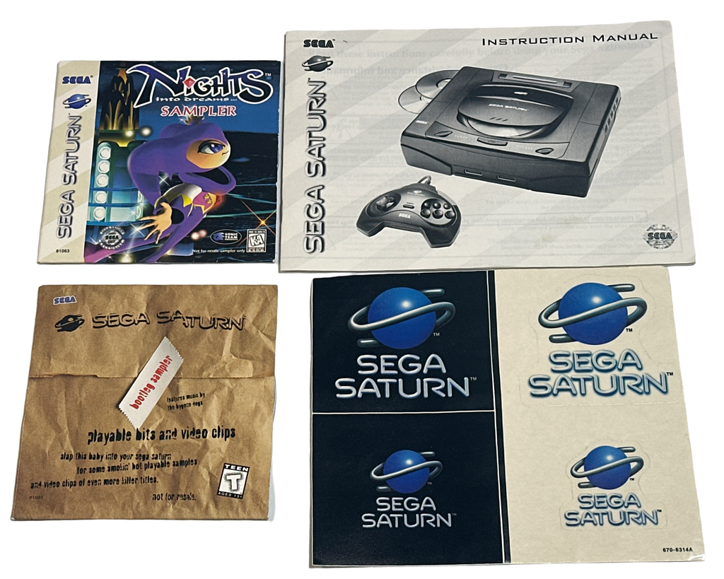 Sega Saturn (System w/ 2-Controllers)