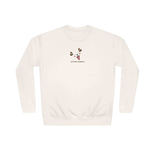 Chopper Can't Take A Compliment Premium Crewneck Unisex Anime Sweatshirt - Bone / S