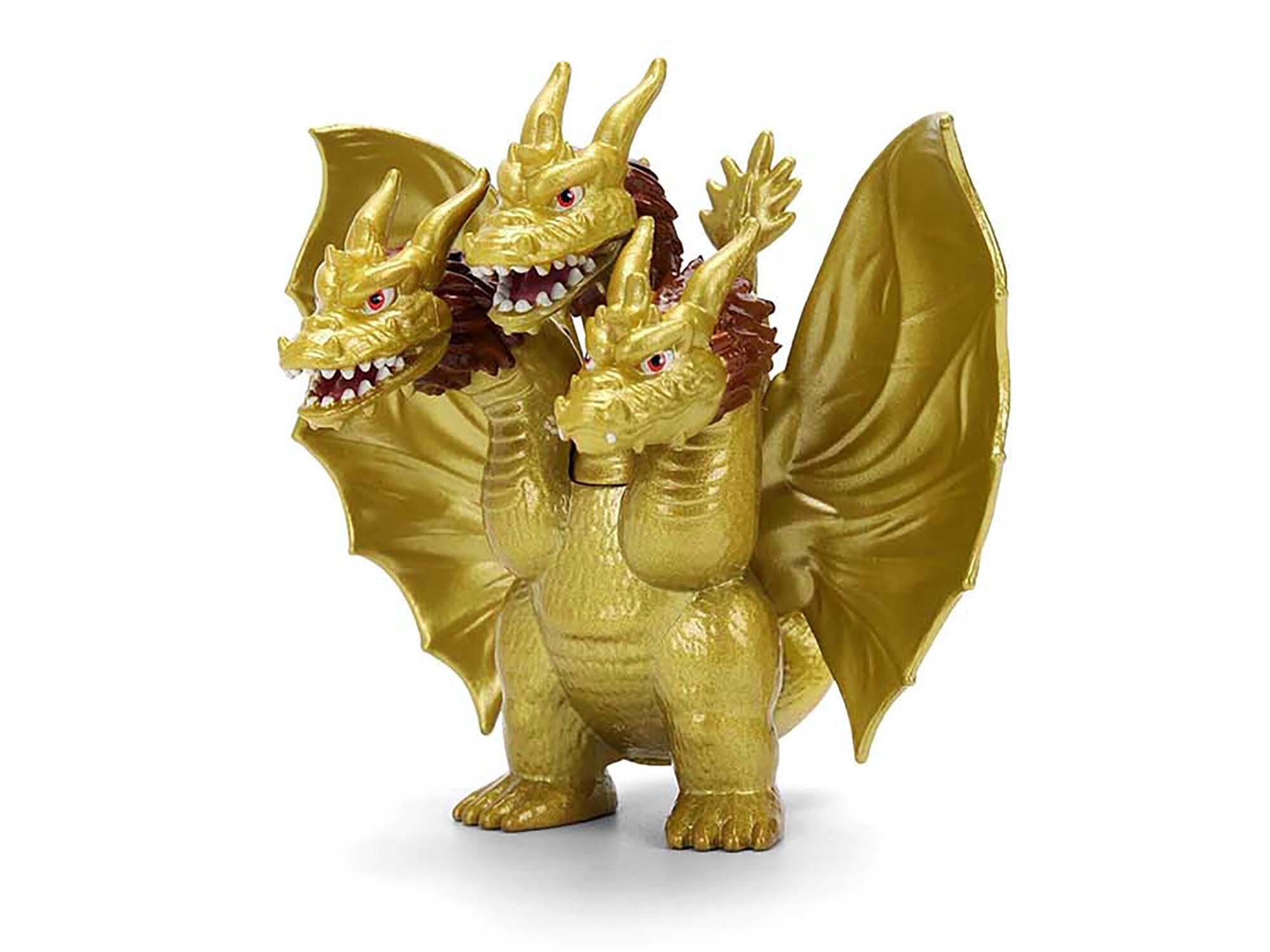 Set of 4 Diecast Figures "Godzilla" Franchise "Metalfigs" Series by Jada