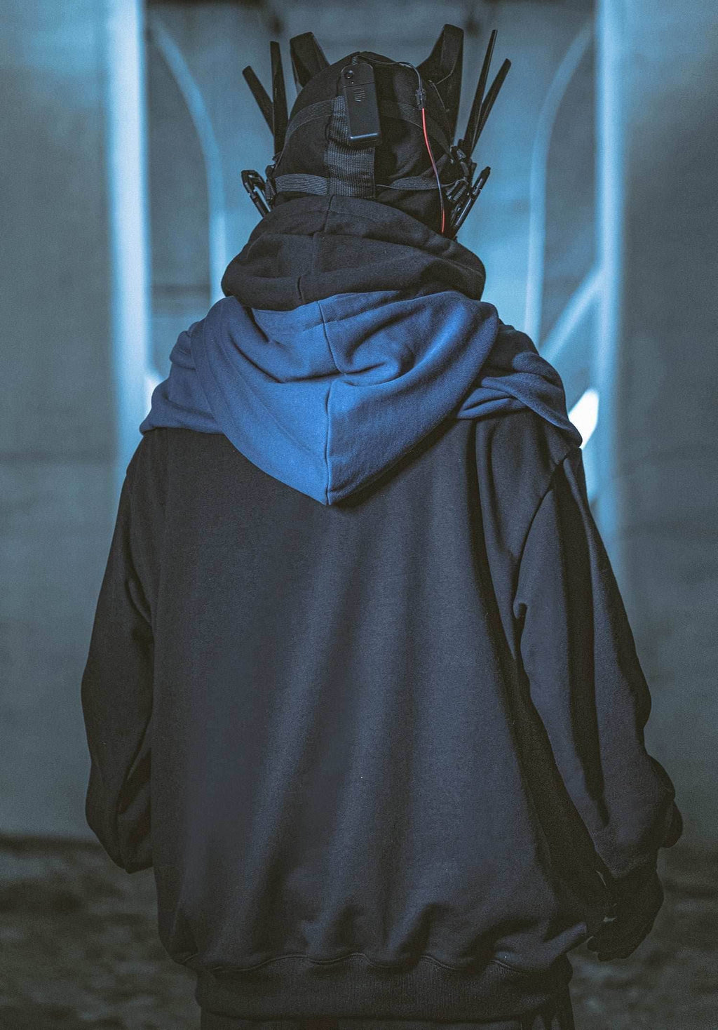HiH30 Double Double I-Tech Hoodie - Black / M