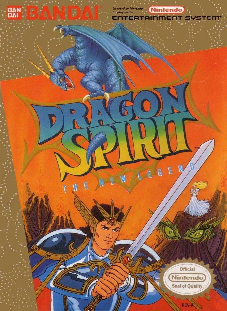 Dragon Spirit (Nintendo NES) - Game Manual Only