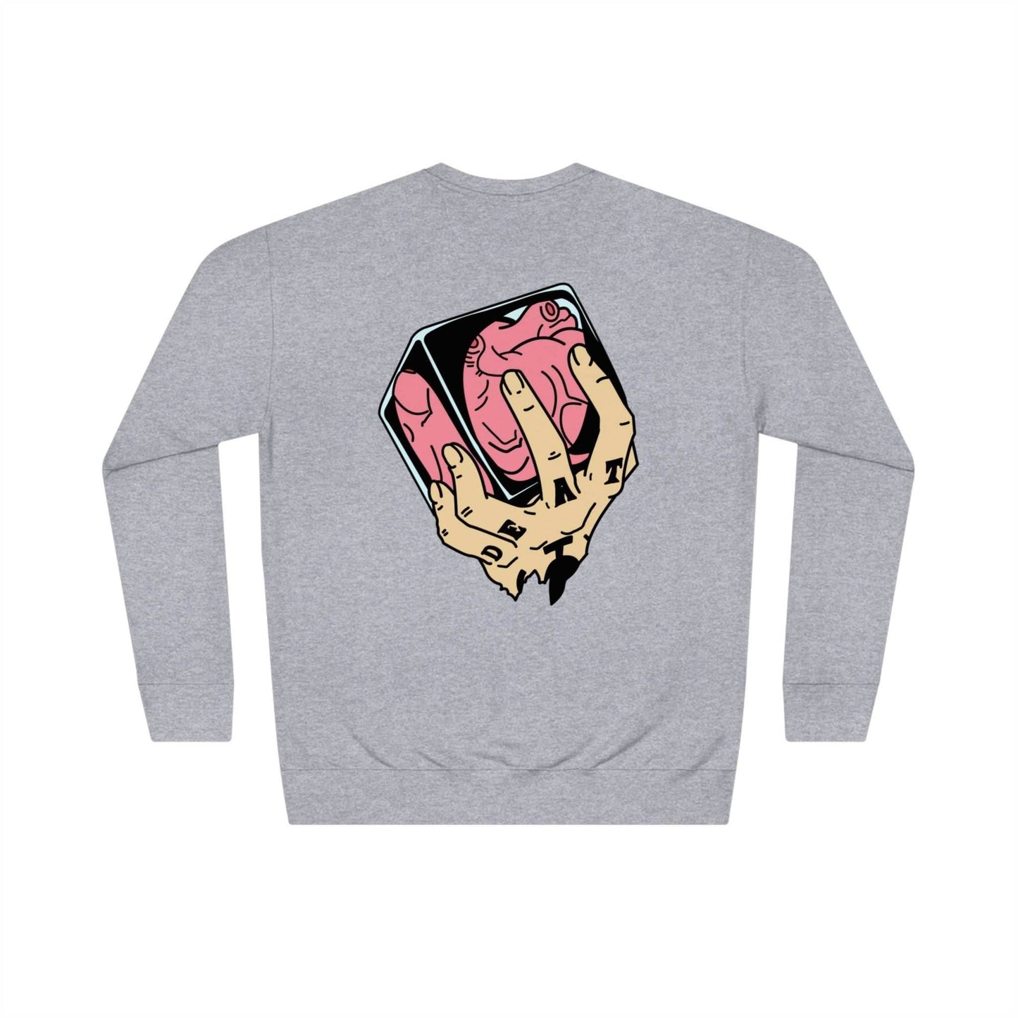 ROOM! Heart Shambles Trafalgar Premium Unisex Anime Crewneck Sweatshirt - Sport Grey / S