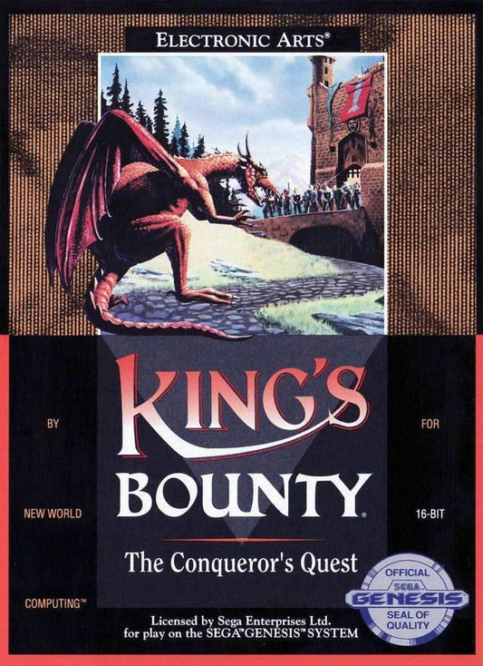 King's Bounty: The Conqueror's Quest (Sega Genesis) - Game Manual Only