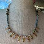 Peacock Crystal Necklace