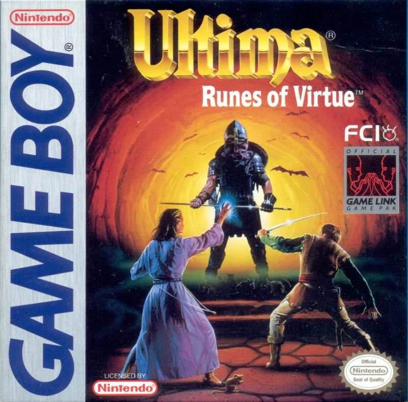 Ultima Runes of Virtue (Gameboy) - Game Manual Only