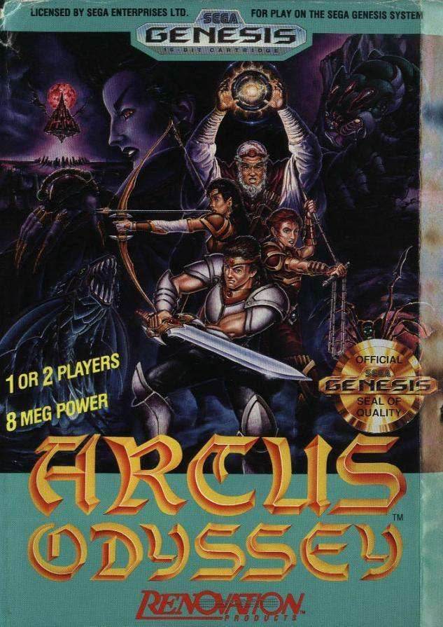 Arcus Odyssey (Sega Genesis) - Game Manual Only