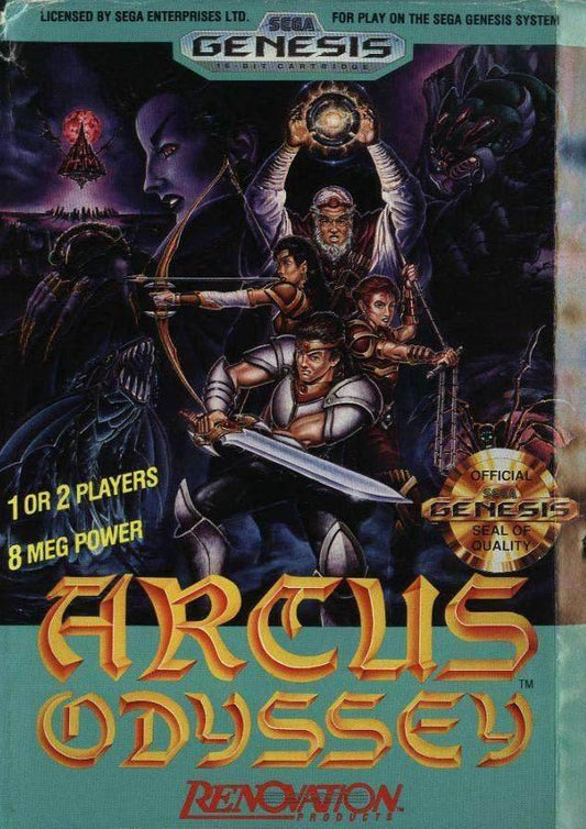 Arcus Odyssey (Sega Genesis) - Game Manual Only