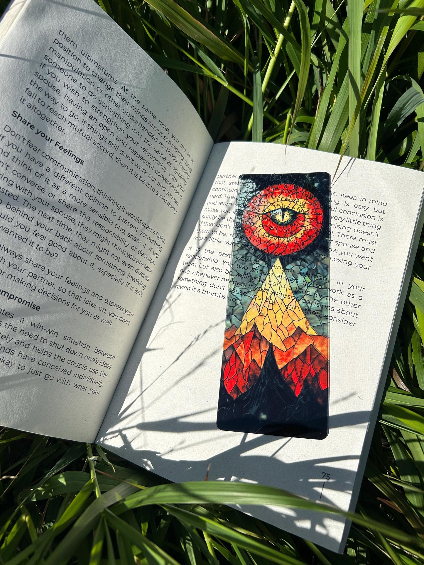 Eye of Sauron Bookmark - Lord of the Inspired Bookmark, LOTR, Fantasy Bookmark, Perfect Gift for Tolkien Fans