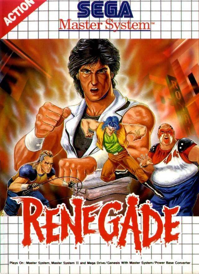 Renegade (Sega Master System) - Game Manual Only