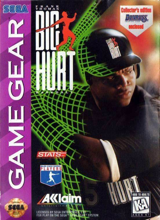 Frank Thomas Big Hurt (Sega Game Gear) - Game Only