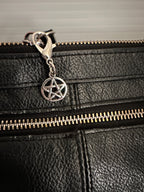 Witchy Pentacle Zipper Pull Bag Charm Keychain
