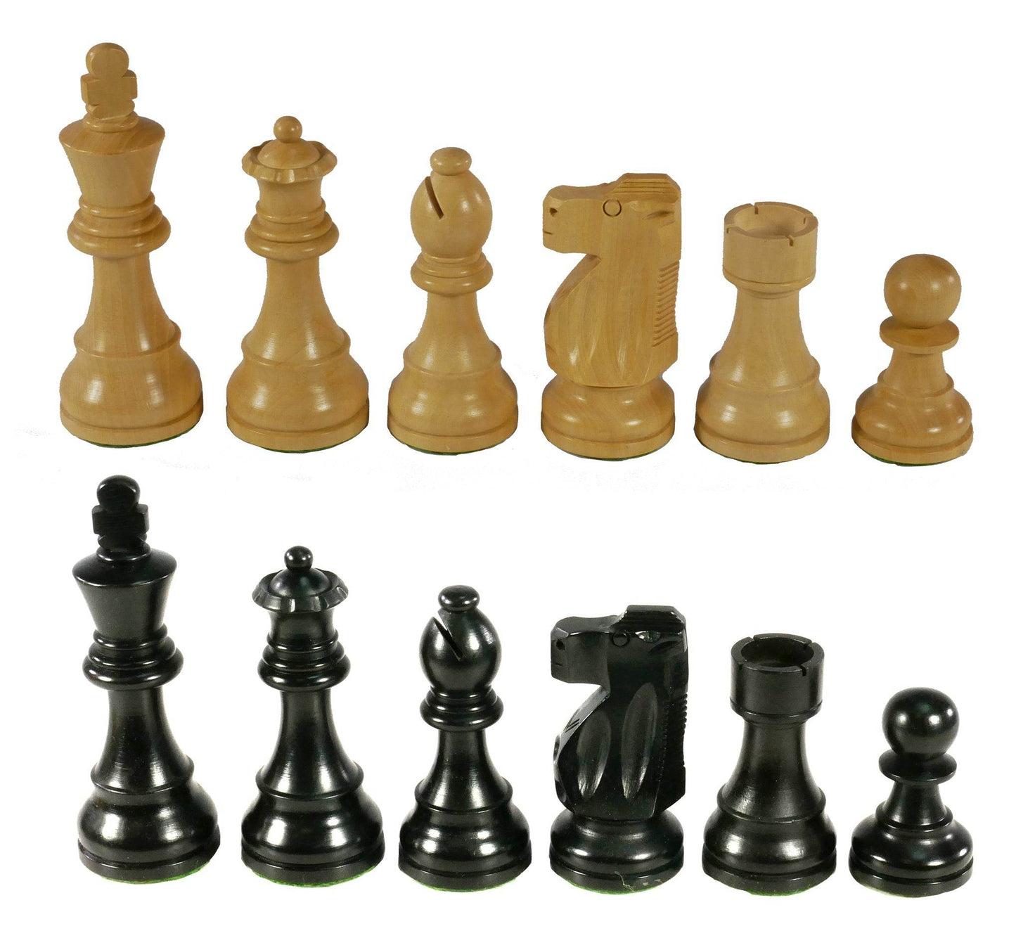 Chess Pieces - Black French Knight Chess Pieces - 