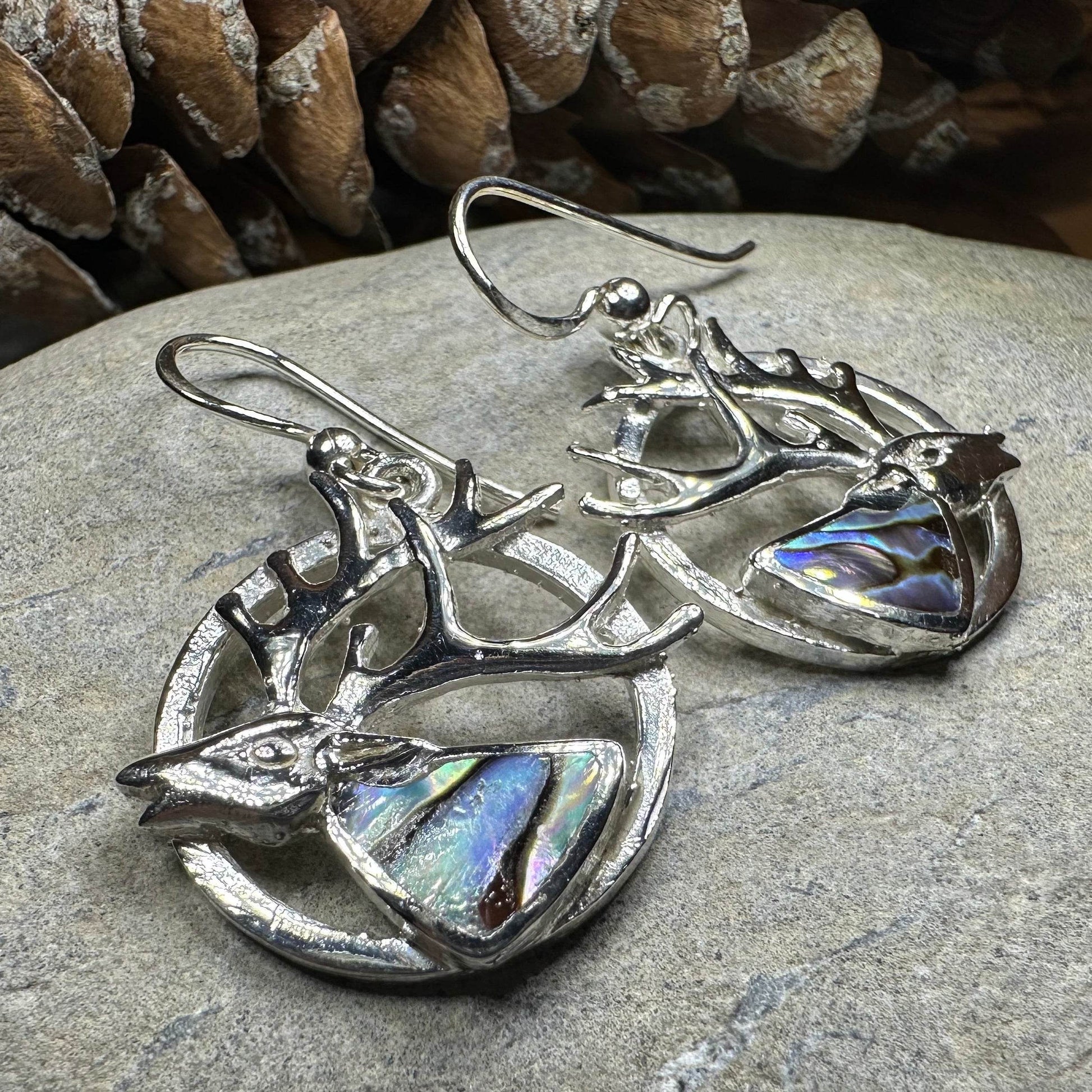 Stag of the Mist Earrings - 