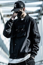 DuskJ6 Scar Slash Bomber Jacket - S