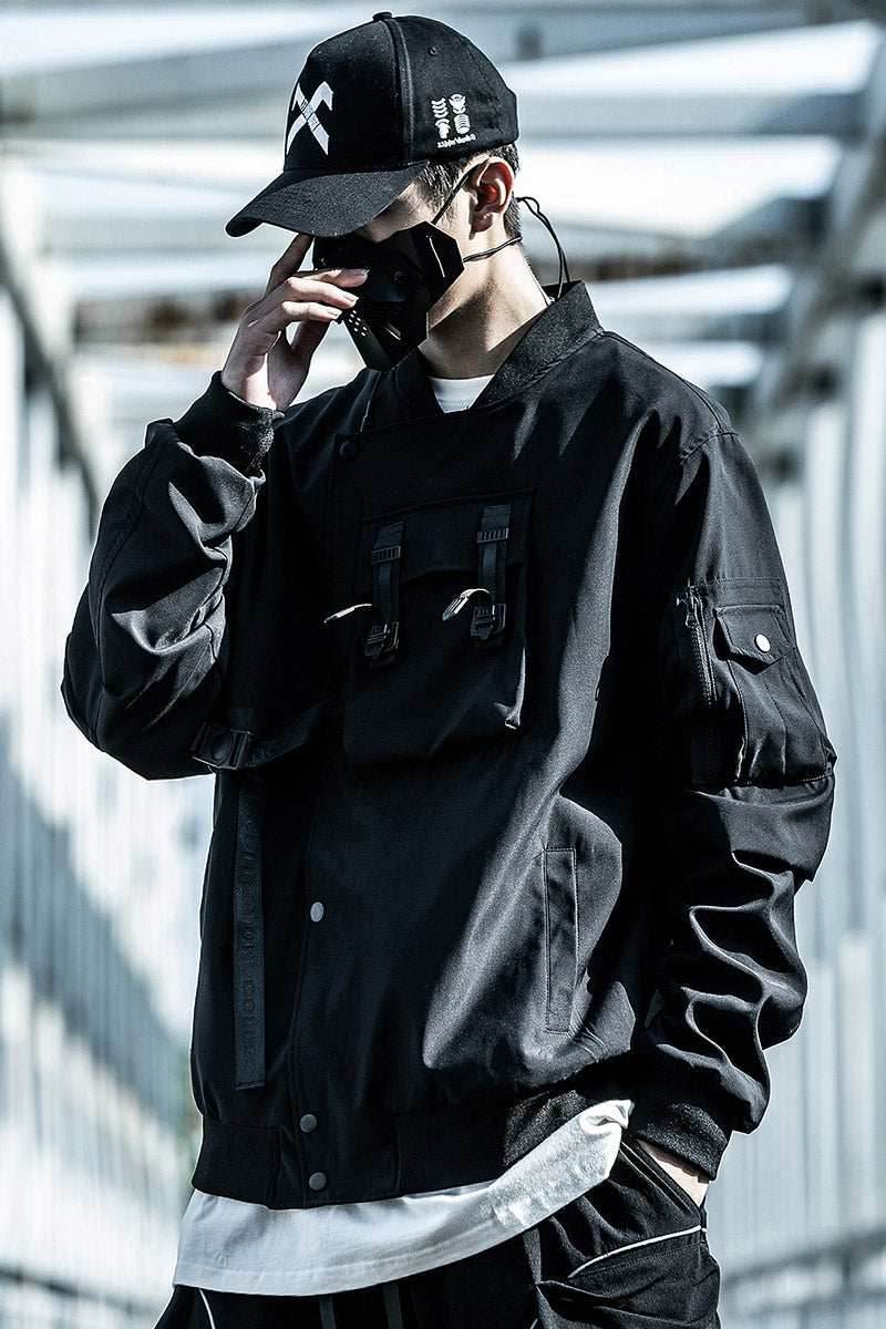 DuskJ6 Scar Slash Bomber Jacket - S