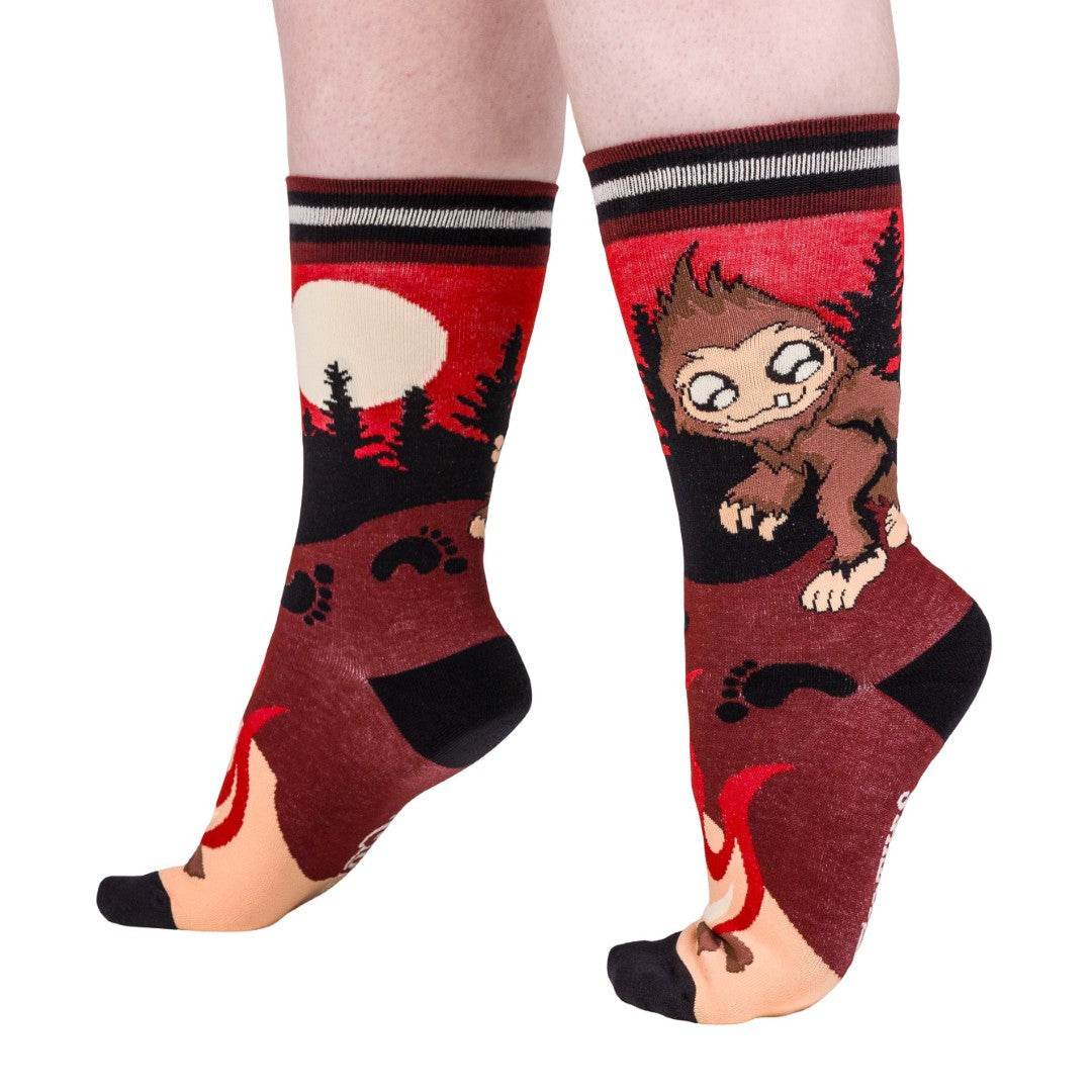 Cute Bigfoot Crew Socks - 
