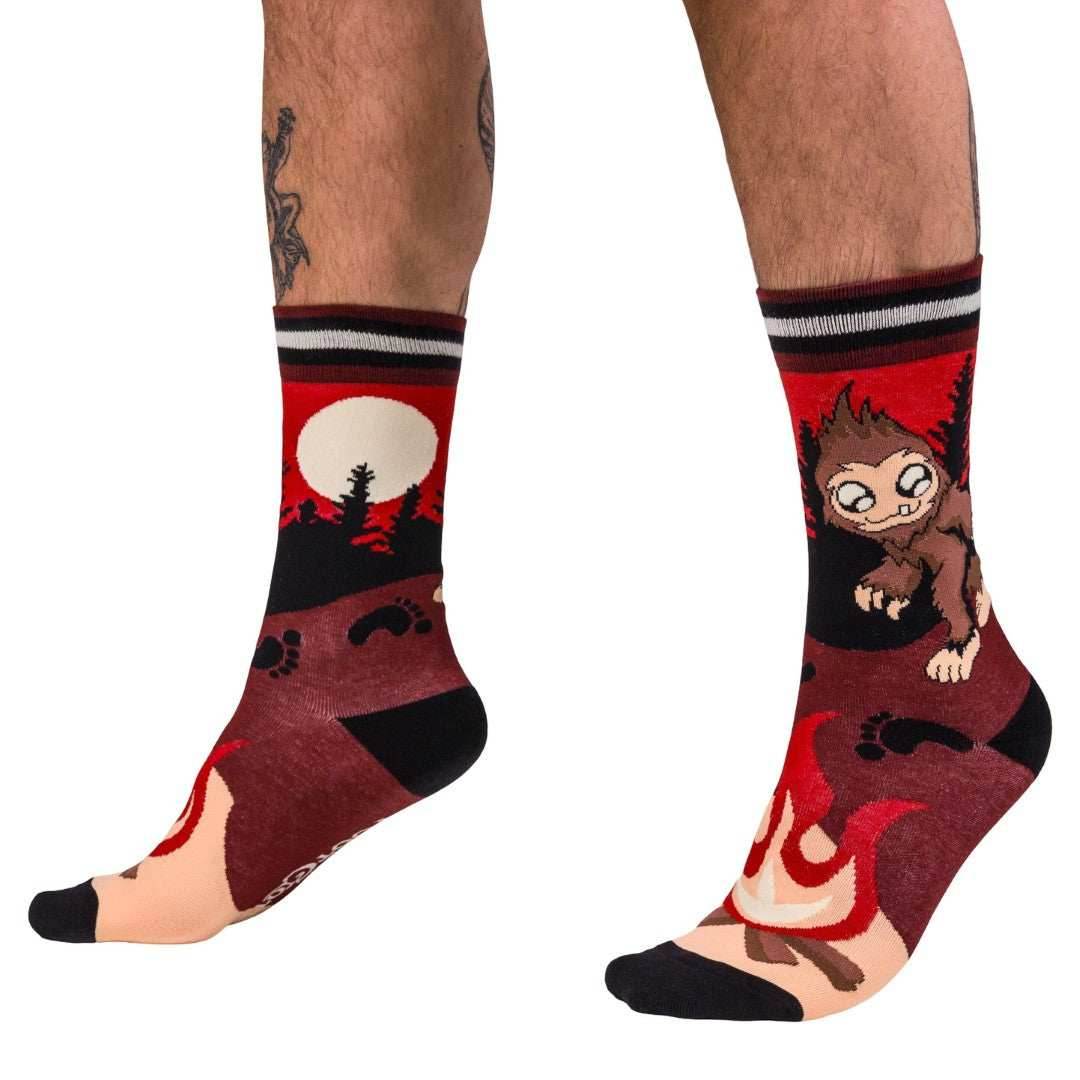 Cute Bigfoot Crew Socks - 