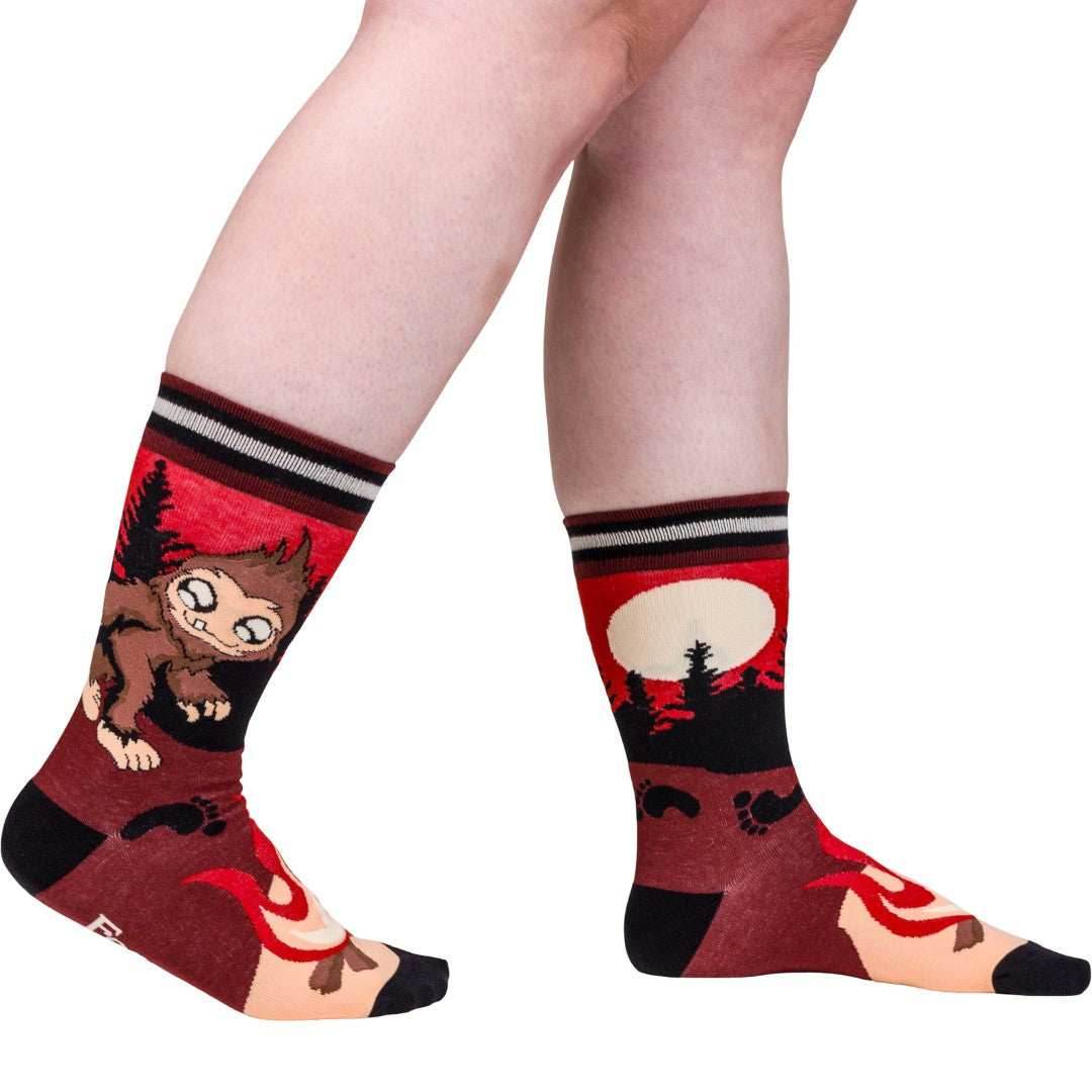 Cute Bigfoot Crew Socks - 