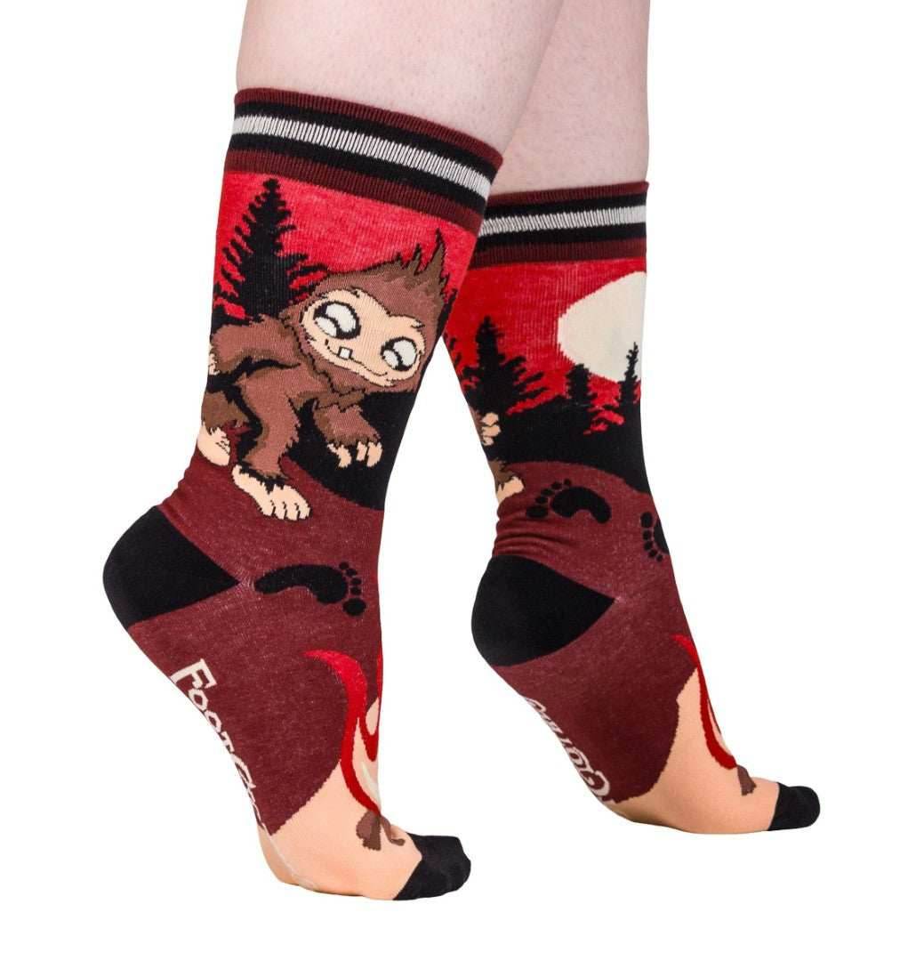 Cute Bigfoot Crew Socks - 
