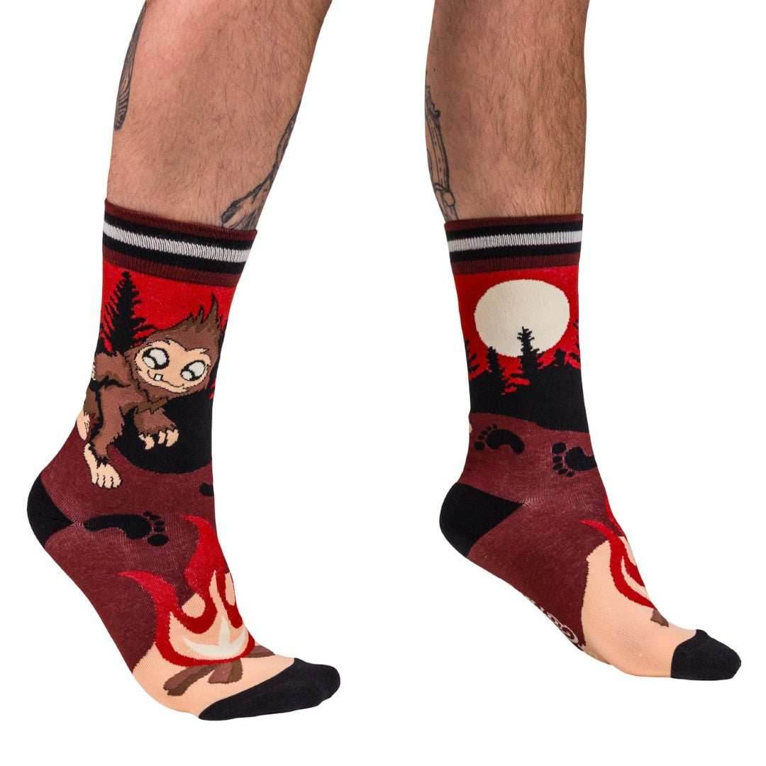 Cute Bigfoot Crew Socks - 