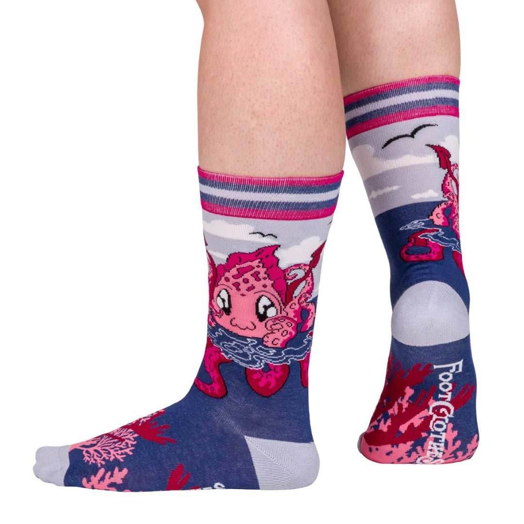 Cute Kraken Crew Socks - 
