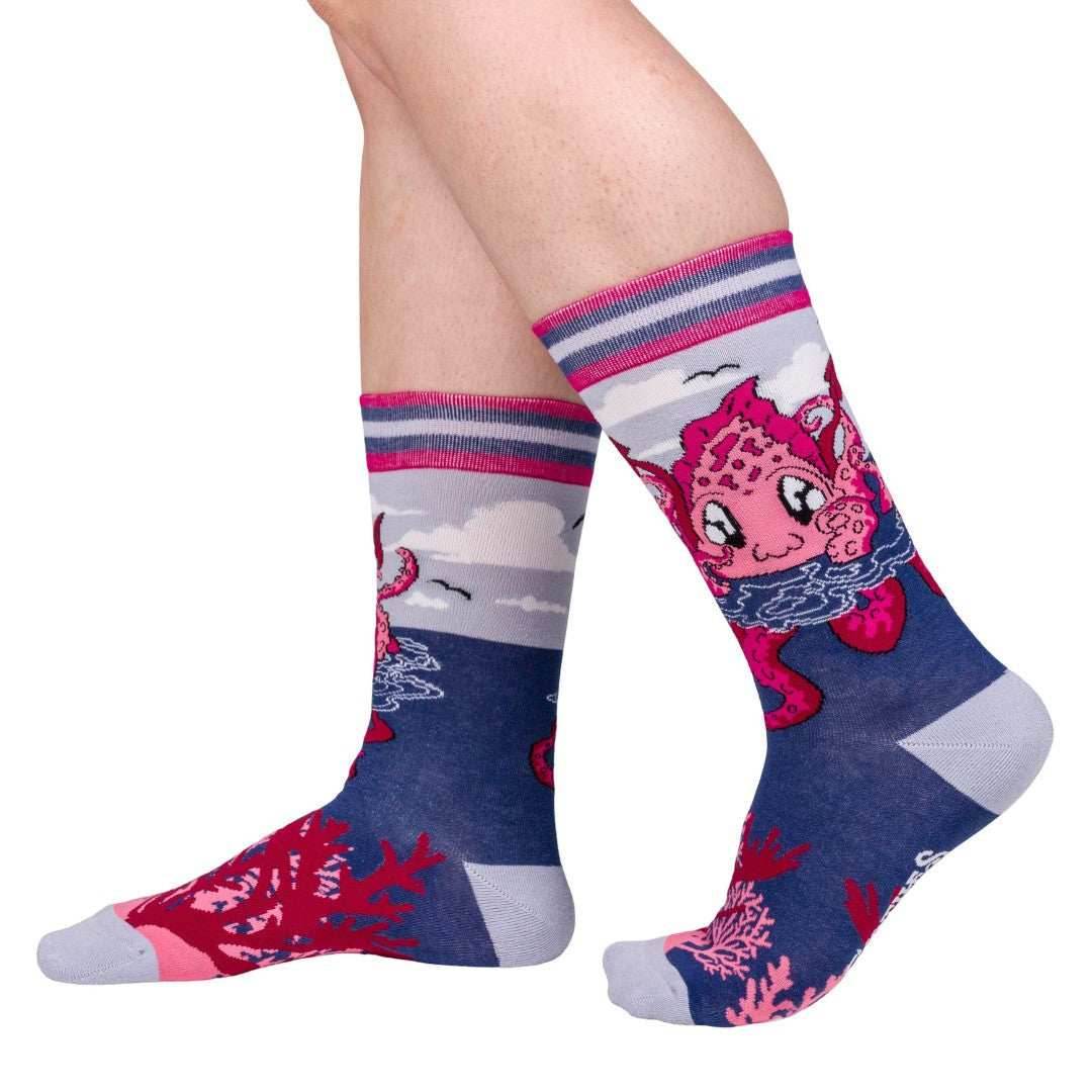 Cute Kraken Crew Socks - 