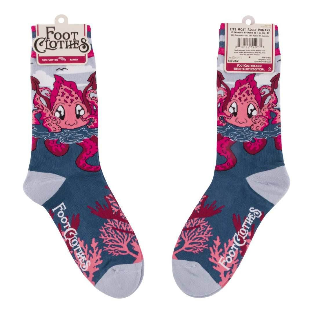 Cute Kraken Crew Socks - 