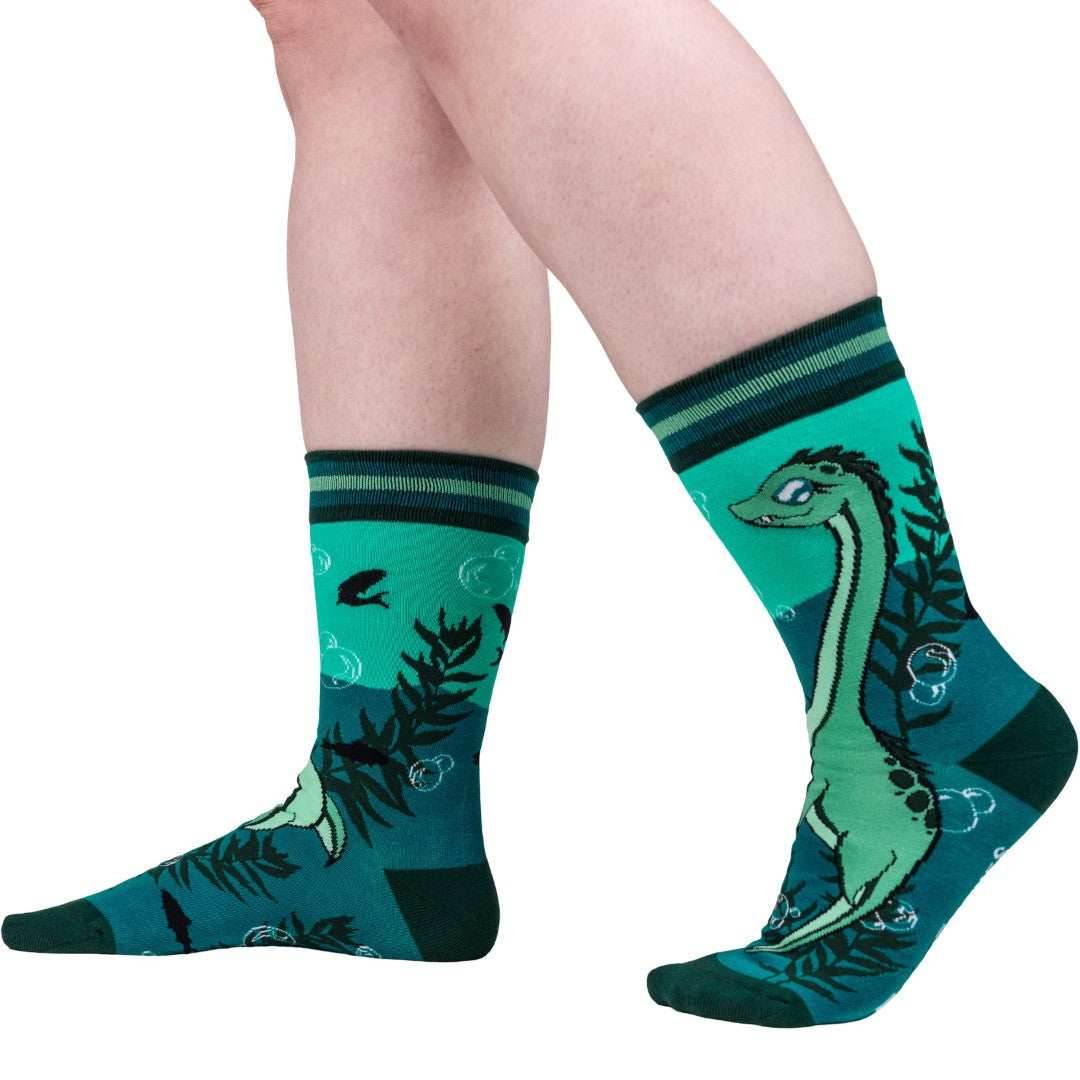 Cute Nessie Crew Socks - 