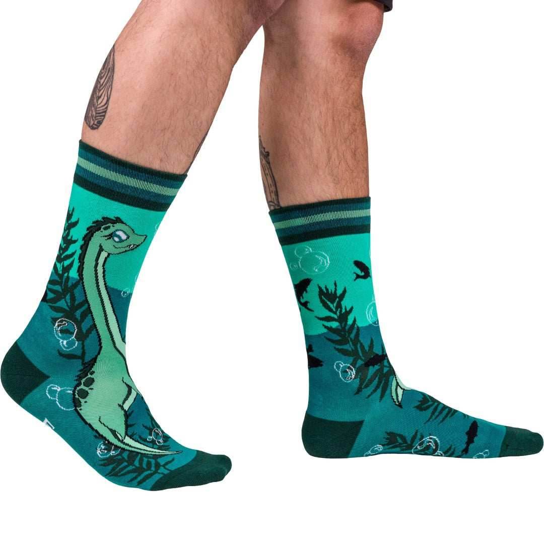 Cute Nessie Crew Socks - 