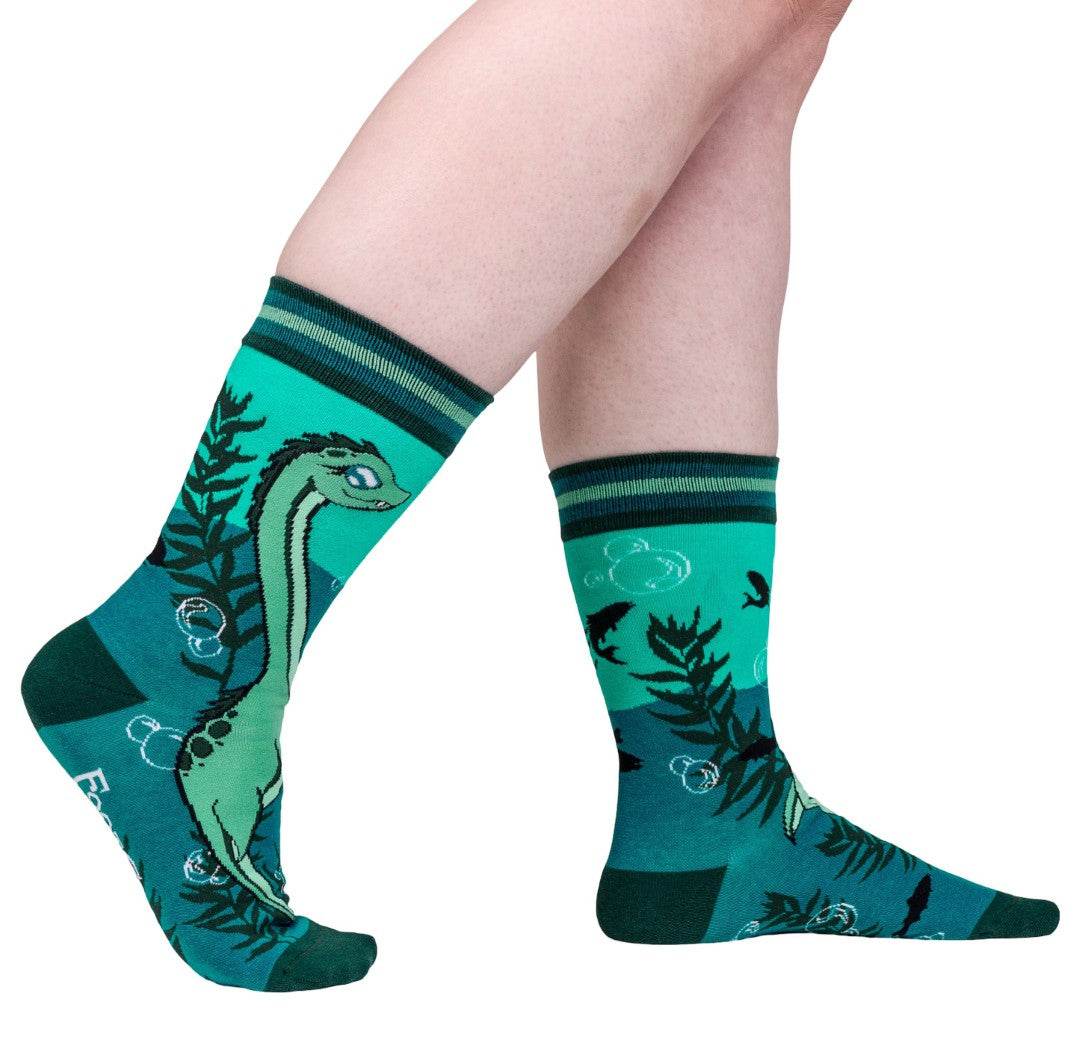 Cute Nessie Crew Socks - 