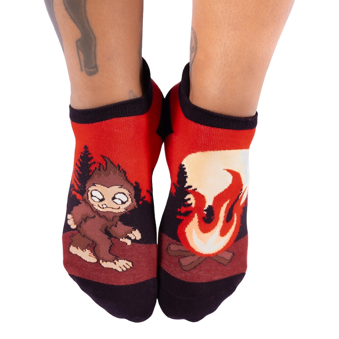Cute Bigfoot Ankle Socks
