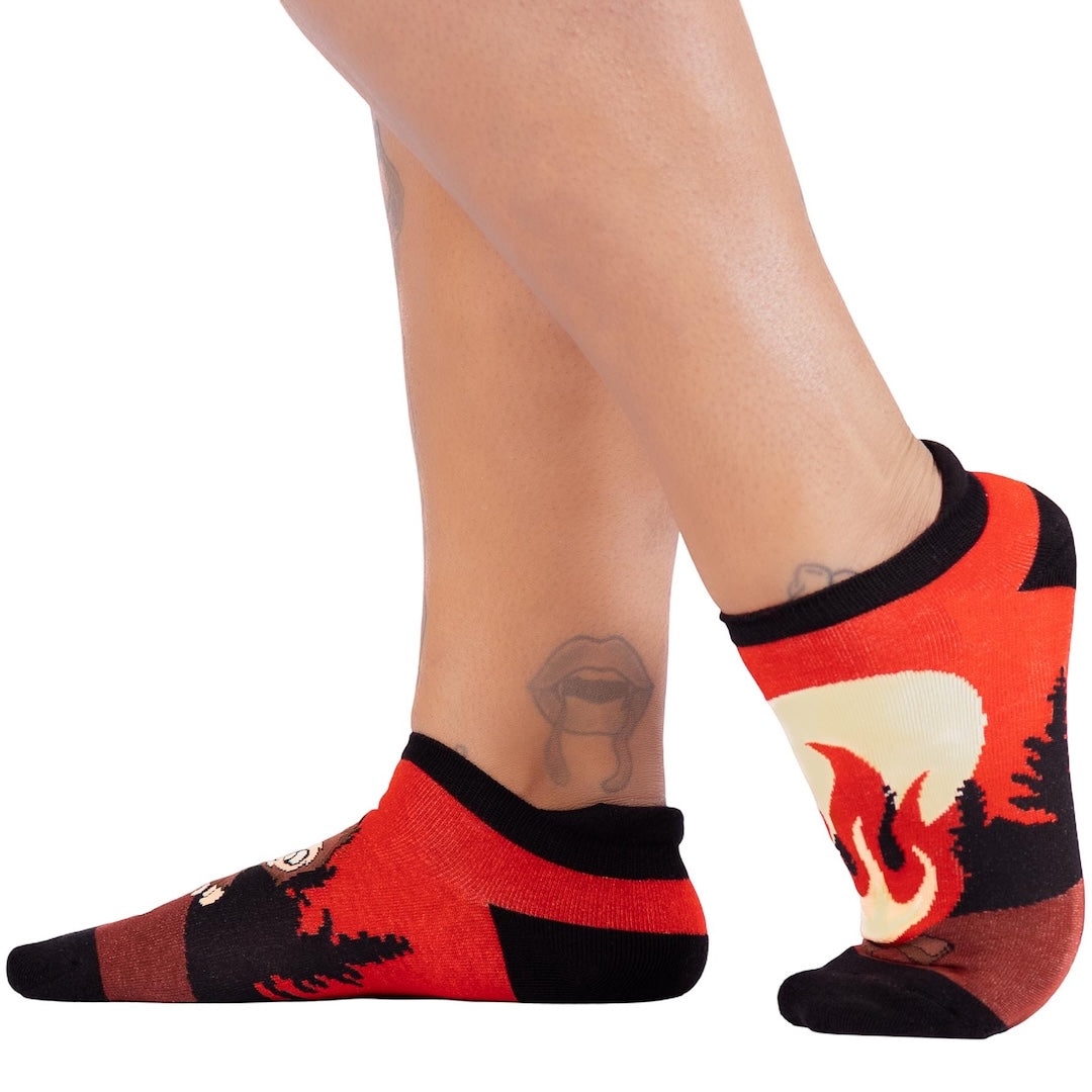 Cute Bigfoot Ankle Socks