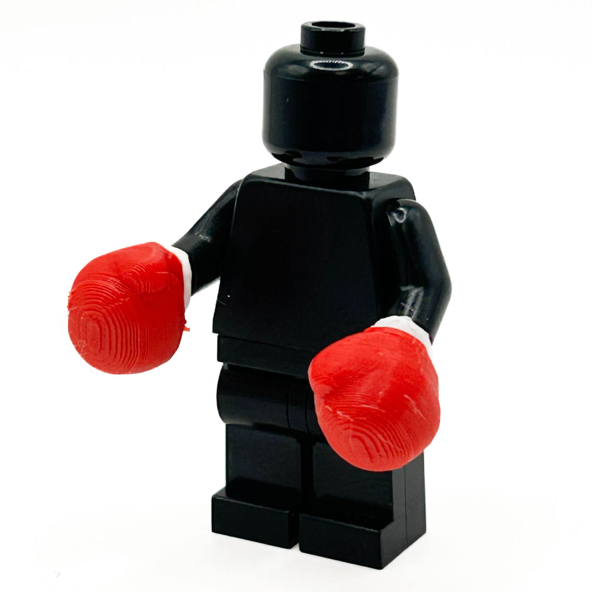 Boxing Gloves (Red/White) for Minifig [3D Printed] - 