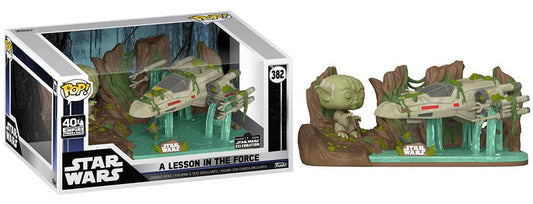 A Lesson in the Force (Yoda & X-Wing) 382 - 2020 Star Wars Celebration Exclusive [light damage] - 