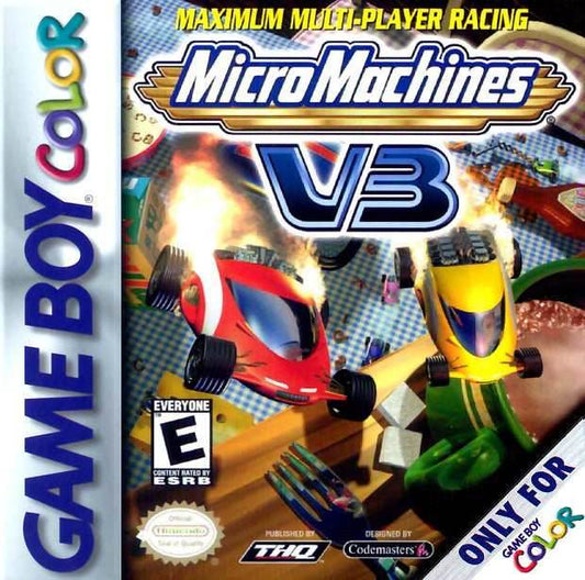 Micro Machines V3 (Gameboy) - Game Manual Only