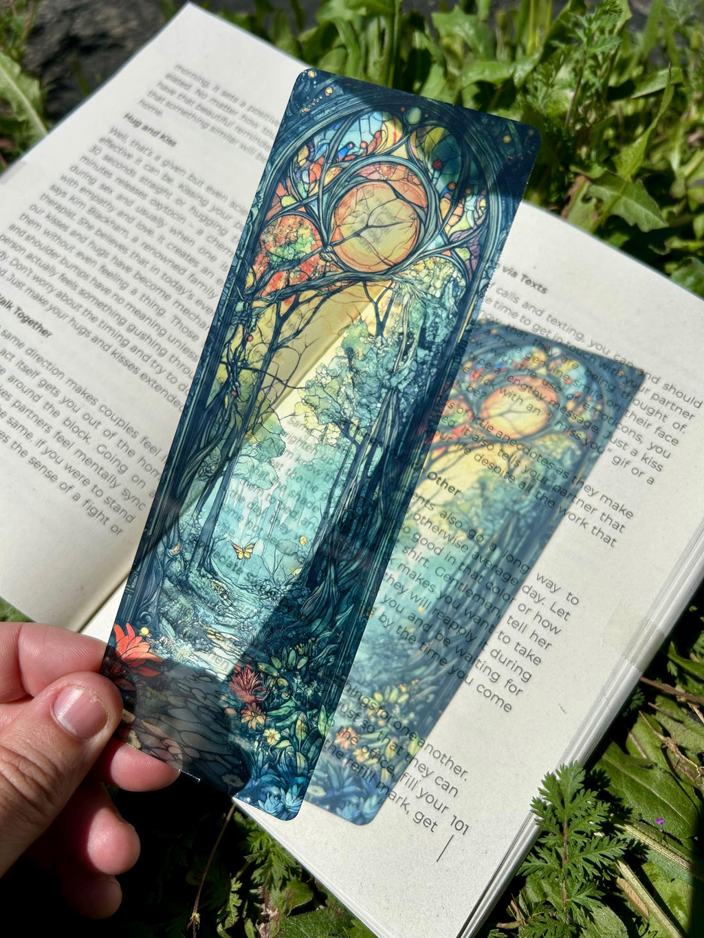 The Secret Garden Bookmark - Whimsical Floral Art, Nature-Inspired Gift, Perfect for Garden Lovers & Book Enthusiasts