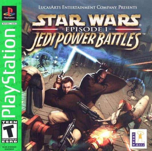 Star Wars Episode I Jedi Power Battles (Greatest Hits) (Playstation) - Game Manual Only