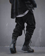 HiP46 Black NX Cargo Pants - M