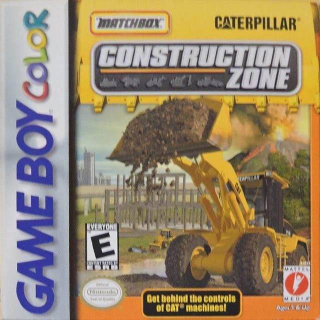 Matchbox Caterpillar Construction Zone (Gameboy Color) - Game Manual Only