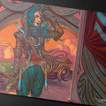 Aetherdrift Sita Varma, Masked Racer Playmat for Magic: The Gathering