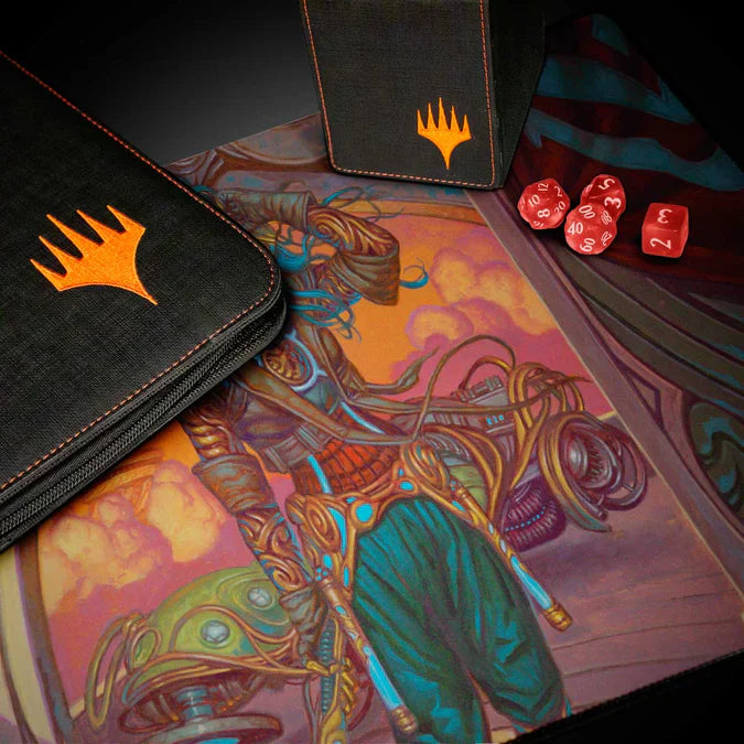 Aetherdrift Sita Varma, Masked Racer Playmat for Magic: The Gathering