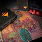Aetherdrift Sita Varma, Masked Racer Playmat for Magic: The Gathering