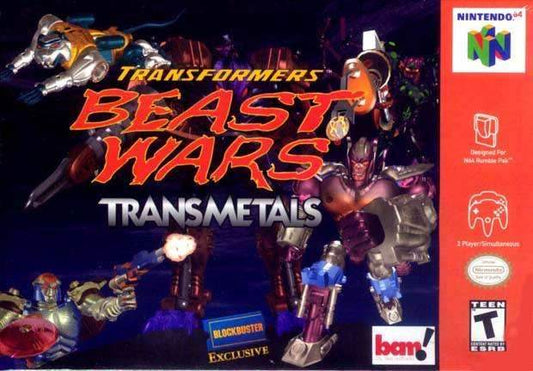 Transformers Beast Wars Transmetals (Nintendo 64) - Game Manual Only