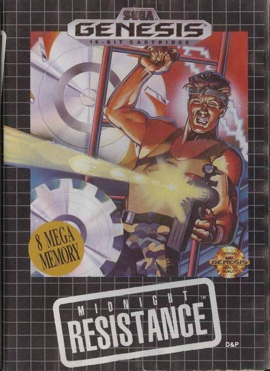 Midnight Resistance (Sega Genesis) - Game Manual Only