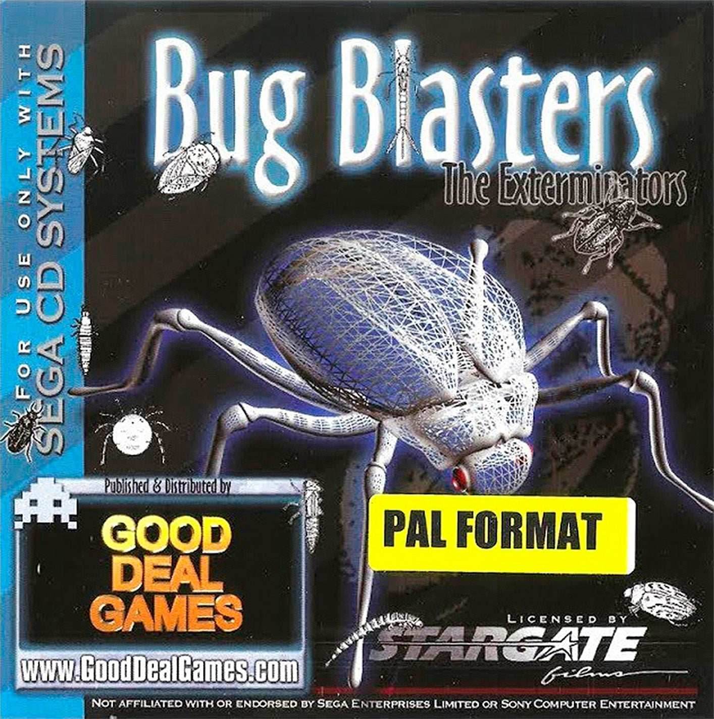 Bug Blasters (Sega CD) - Game Manual Only