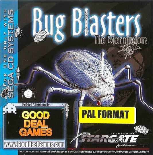 Bug Blasters (Sega CD) - Game Manual Only