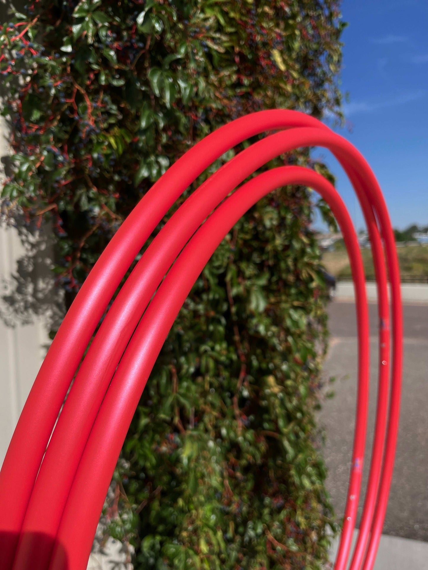 Crimson Red (5/8) Polypro Hula Hoop - 