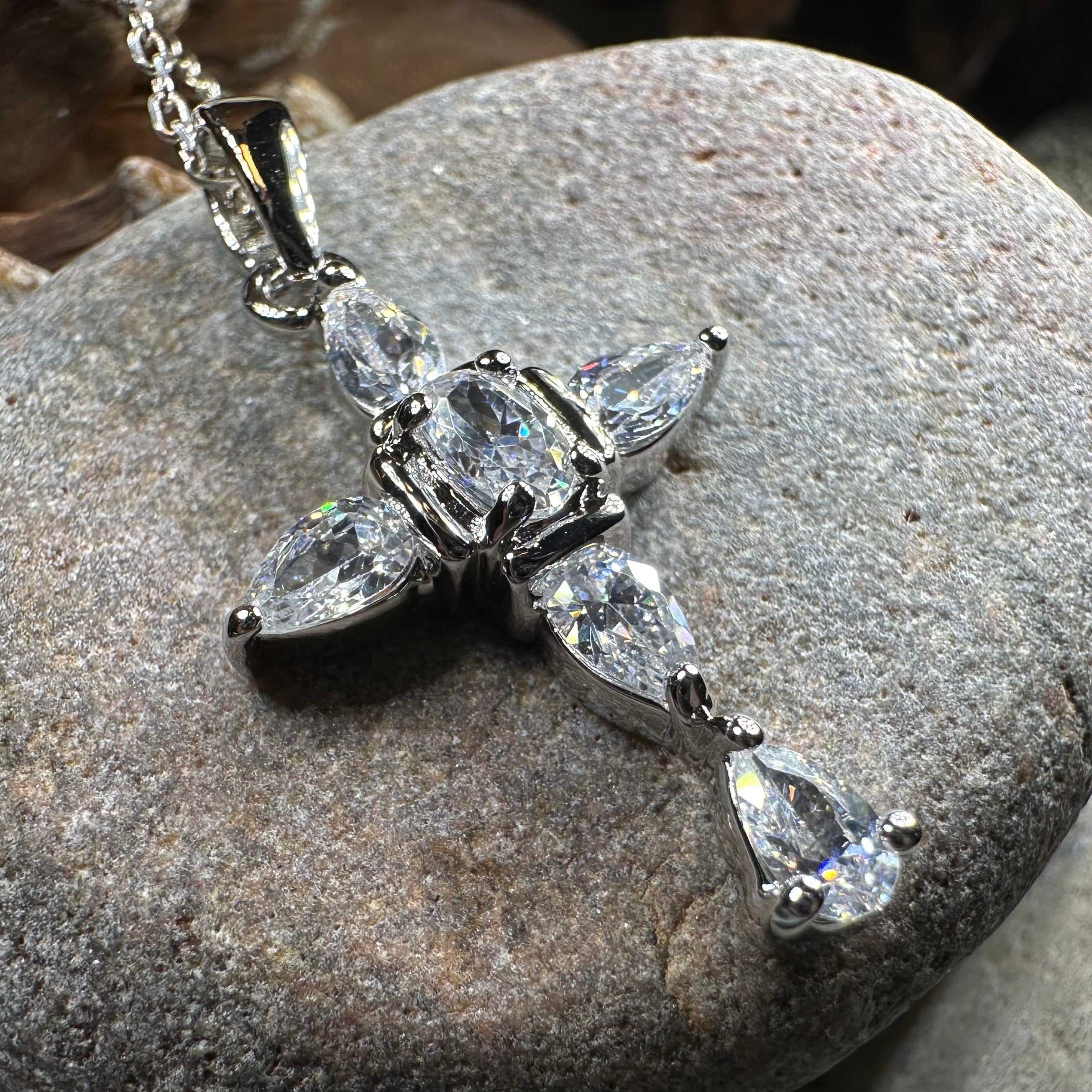 Clarice Celtic Cross Necklace