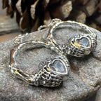 Claddagh Stud Earrings - Diamond Zirconia