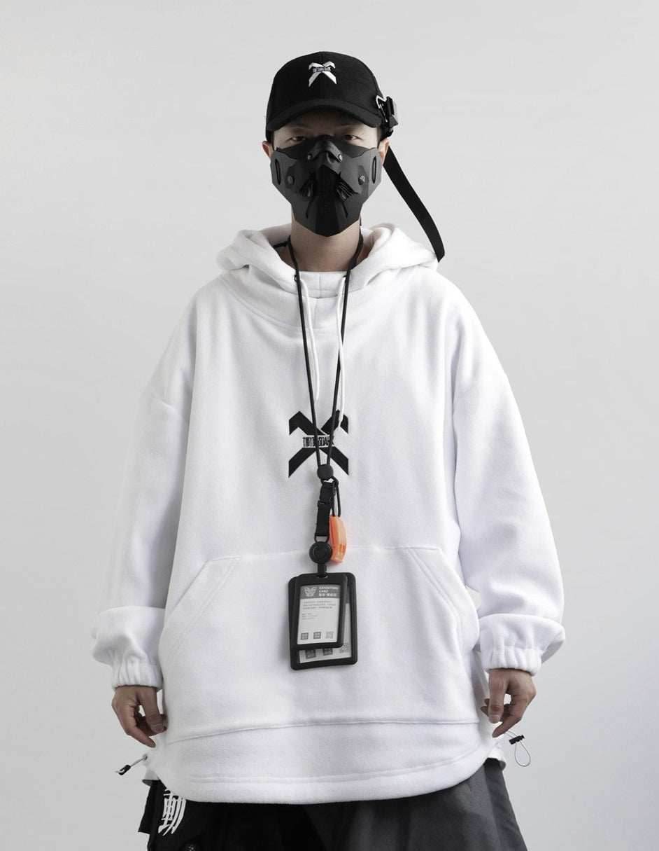 HiH11 Industrial X Hoodie - white / M